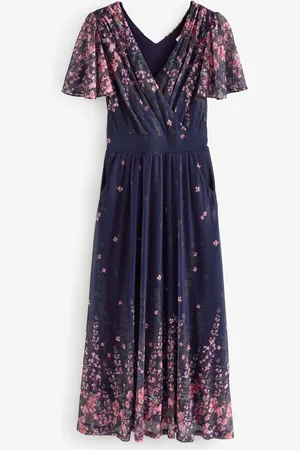 Jolie Moi Wrap Maxi Dress AU 8