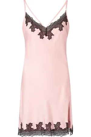 Ann Summers Pink Sorella Satin Chemise Slip Nightie M