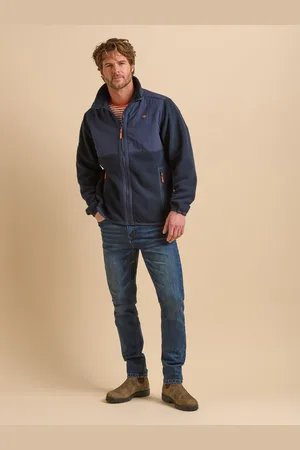 Brakeburn Blue Fleece Jacket L