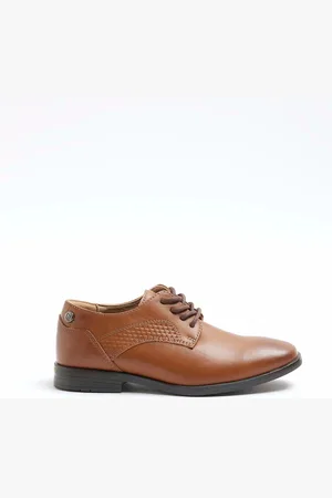 River Island Boys Faux Leather Shoes AU 1 (EU 33)