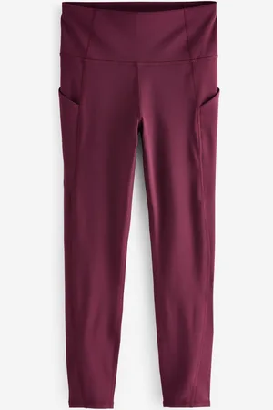 Fabletics Red Oasis Pure Luxe High Waisted 7/8 Leggings M