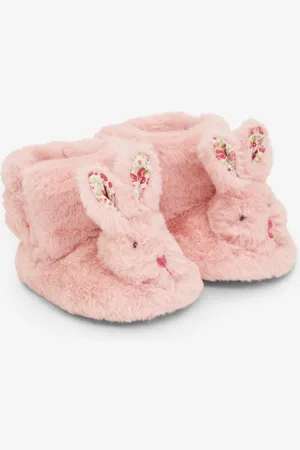JoJo Maman Bébé Pink Rabbit Slippers 6