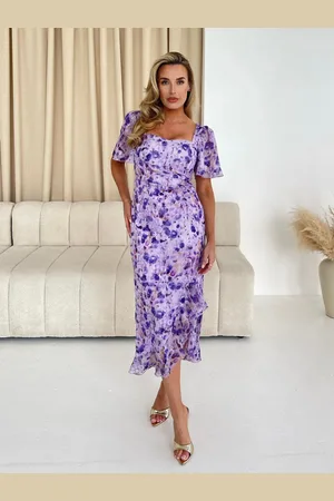 Girl in Mind Heidi Ruched Midi Dress AU 14