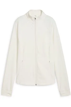 PUMA White Womens CLOUDSPUN Tech Zip-Up Power Jacket XL