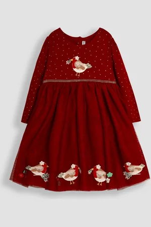 JoJo Maman Bébé Appliqué Tulle Party Dress 12