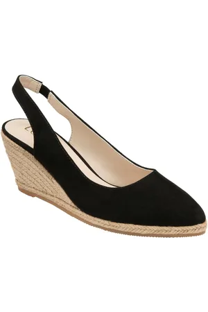Lotus Sling Back Wedge Espadrille Shoes AU 9 (EU 41)