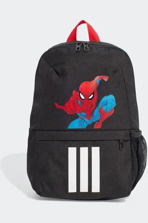 adidas Black Marvel Spider Man Little Kids Backpack ONE