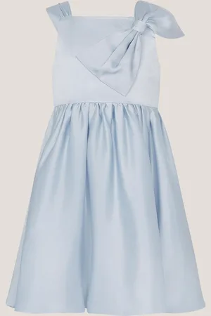Monsoon Freya Bow Strap Satin Party Dress 8 Years (128 cm)