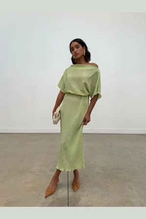 Never Fully Dressed Pistachio Tilly Dress small