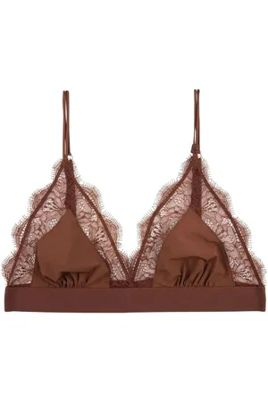 LOVE Stories Dark Brown Love Lace Bralette 36 A-B