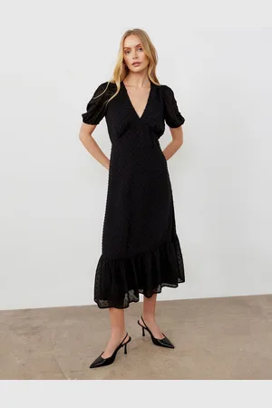 Finery London Loretta Georgette Midi Dress AU 12