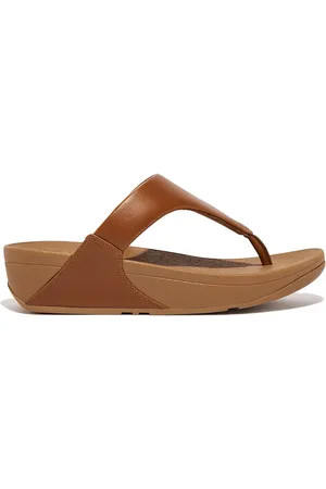 FitFlop Lulu Leather Toe Post Sandals AU 10 (EU 42)