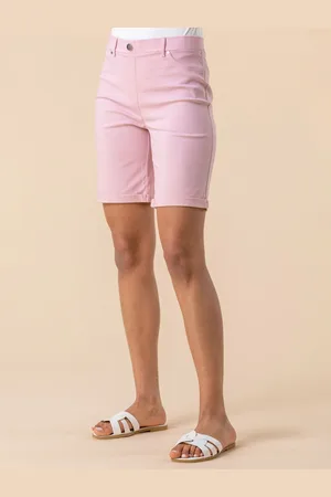 Roman Turned Hem Stretch Shorts AU 10