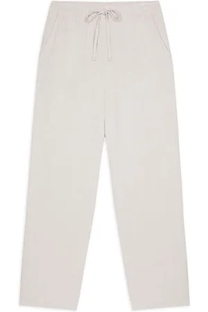 Chelsea Peers White Linen-Blend Relaxed Trousers small