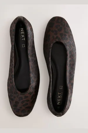 Next Standard/Wide Fit Forever Comfort Leather Round Toe Ballerinas AU 9 (EU 41)