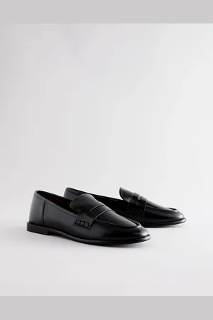 Next Standard Fit Forever Comfort Slim Round Toe Penny Loafers AU 8 W (EU 39)