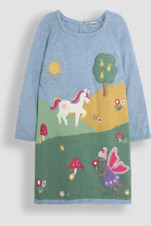 JoJo Maman Bébé Scene Knitted Dress 6