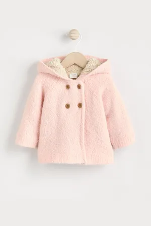 Next Pink Baby Fleece Lined Cardigan (0mths-2yrs) 6