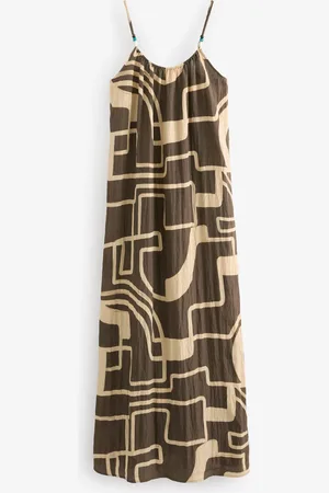 Next Textured Beaded Summer Maxi Dress AU 10