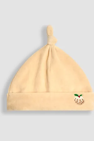 JoJo Maman Bébé Stone Puddings Velour Hat 3