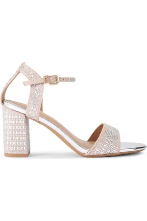 Kurt Geiger Gold Fleur Bling Sandals AU 7 (EU 38)