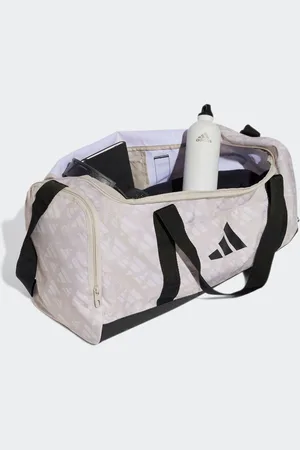 adidas Grey Linear Printed Medium Duffle Bag One