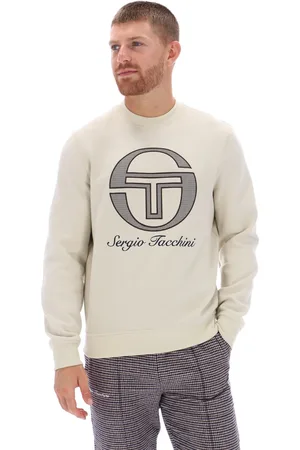 Sergio Tacchini Cream Cochet Crew Sweater S