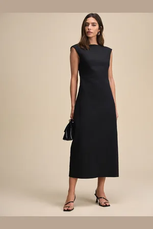 Next Boat Neck Maxi Linen Blend Dress 6