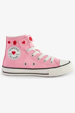 Converse Pink 1V High Top Junior Trainers AU 10 (EU 27.5)