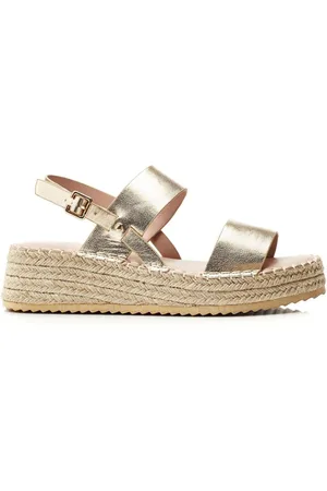 Moda In Pelle Nashay Two Part Low Espadrille Wedges AU 10 (EU 41)