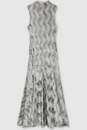 ilta Keyhole-Back Sequinned Maxi Dress AU 8
