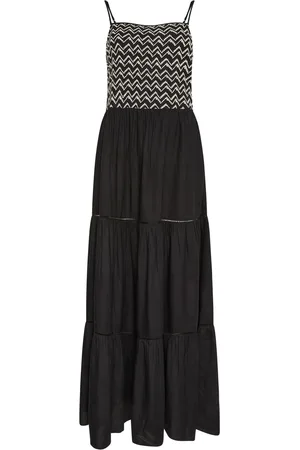 Long Tall Sally Embroidery Detail Tiered Maxi Dress AU 12 Tall