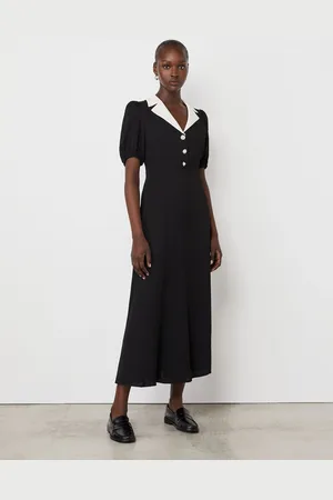 Finery London Lois Crepe Midi Dress AU 12