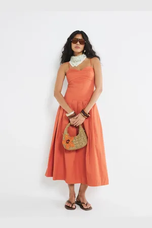 River Island Strappy Corset Midi Dress 18