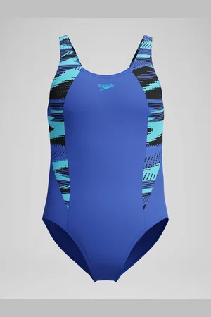 Speedo Blue Hyperboom Splice Muscleback Swimsuit 5