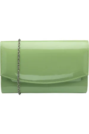 Ravel Green Clutch Bag with Chain One