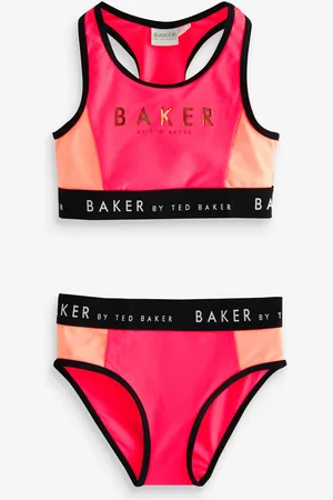 Ted Baker Pink Colour Block Bikini 6 Years (116cm)