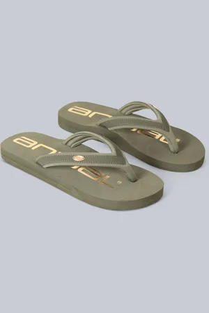 Animale Green Olive Womens Swish Flip Flops eu42uk8