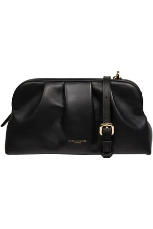 PURE LUXURIES LONDON Kimberly Leather Cross Body and Clutch Bag One