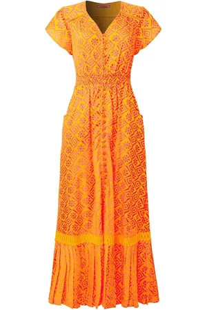 Joe Browns V-Neck Geo Print Maxi Dress AU 10