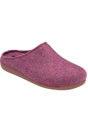 Lotus Purple Textile Mule Slippers AU 8 (EU 39)