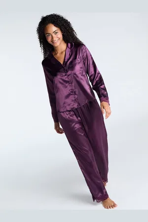 Boux Avenue Amelia Satin Long Pyjamas Set AU 16