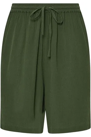 Long Tall Sally Crinkle 100% Cotton Shorts AU 10 Tall
