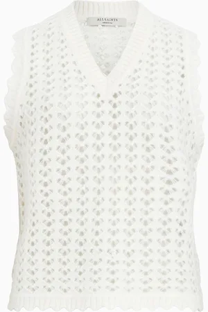 AllSaints AllSaints White Vivian Tank Top L