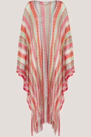 Monsoon Orange Clara Zigzag Stripe Kaftan One
