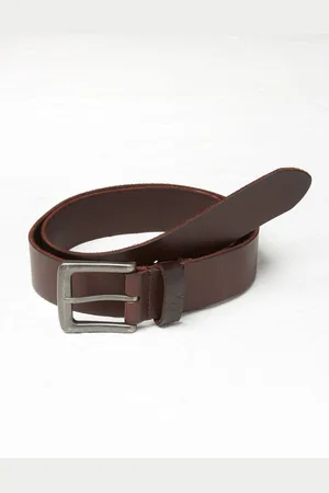 Fat Face FatFace Brown Italian Leather Belt S