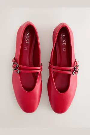 Next Standard Fit Forever Comfort Leather Round Toe Mary Jane Shoes AU 9 (EU 41)