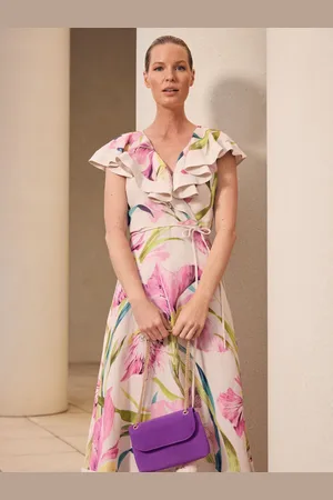 Phase Eight Matilda Floral Print Dress AU 14