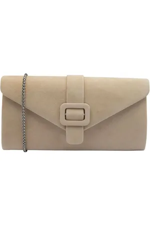 Lotus Nude Clutch Bag with Chain One
