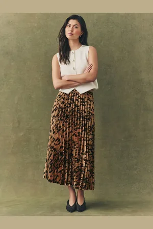 Next Pleated Maxi Skirt AU 22